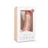 Easytoys - dilda z przyssawką i jądrami (20 cm) - naturalny