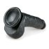 Easytoys - czarny dildo z przyssawką i jądrami (20 cm)