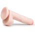 Easytoys - dildo z przyssawką i jądrami - duży 26,5 cm - naturalny
