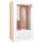 Easytoys - duży dildo z przyssawką i jądrami (29,5 cm) - naturalny