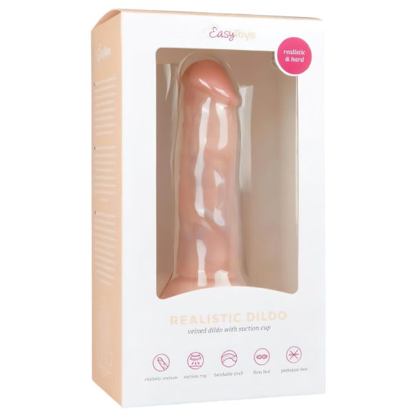 Easytoys - dildo z przyssawką - realistyczny - 15,5 cm - cielisty