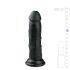 Easytoys - dildo realistyczne z przyssawką - czarny 15,5 cm
