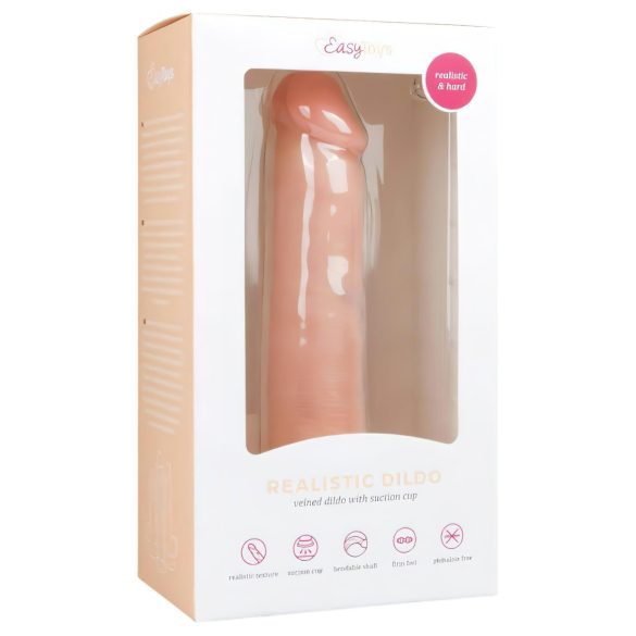 Easytoys - realistyczny dildo z przyssawką - 20,5 cm - cielisty