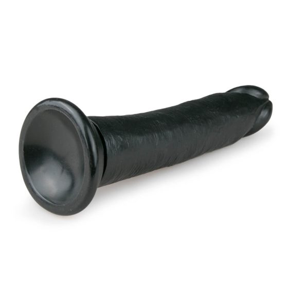 Easytoys - zaciskane, realistyczne dildo (20,5 cm) - czarne