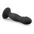 Easytoys - czarny dildo z przyssawką (żołędziowy kształt)