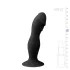 Easytoys - dildo z żołędziem - z przyssawką - czarny