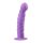 Easytoys - dildo z falami - z przyssawką - silikon - fioletowy