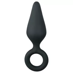 Easytoys - korek analny - mały rozmiar - silikon czarny