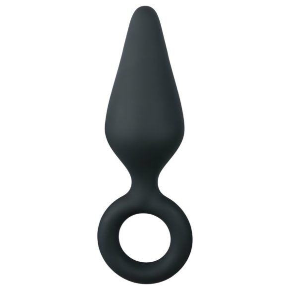 Easytoys Stożkowy Plug S - korek analny (czarny) - mały