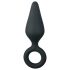 Easytoys Stożkowy Plug S - korek analny (czarny) - mały