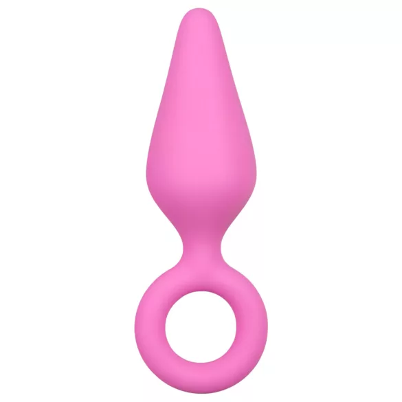 Easytoys - korek analny - mały rozmiar, różowy, silikon