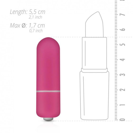 Easytoys - mini wibrator prętowy (różowy)