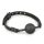 Easytoys - silikonowy knebel kulkowy (czarny)