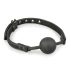 Easytoys - silikonowy knebel kulkowy (czarny)