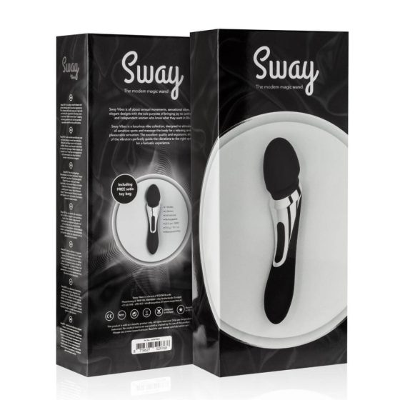 Sway No.1 Wand - akumulatorowy wibrator do masażu 2 w 1 (czarny)