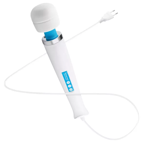 MyMagicWand - masażer wibrator o dużej mocy - biało-niebieski