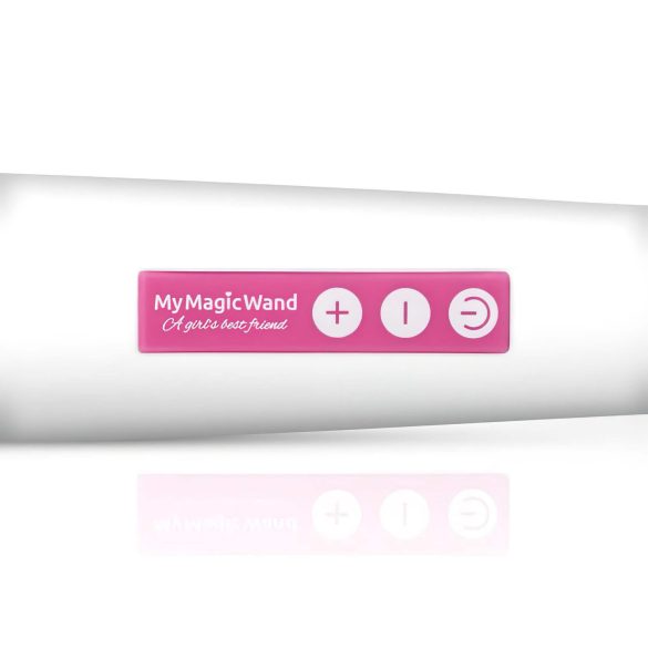 MyMagicWand - masażer wibrator o dużej mocy - biało-różowy