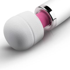 MyMagicWand - potężny wibrator masujący (biało-różowy)