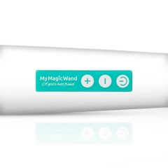   MyMagicWand - potężny wibrator masujący (biało-turkusowy)