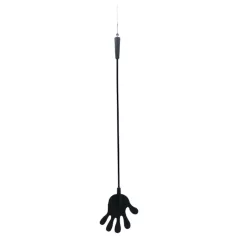 Rimba - Silikonowy bat w kształcie dłoni - 40 cm (czarny)
