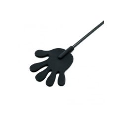 Rimba - silikonowy ujeżdżacz z rączką - 40 cm (czarny)