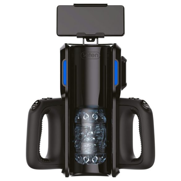 LETEN SM 500 - Masturbator z ruchomą funkcją i uchwytem na telefon (czarny)