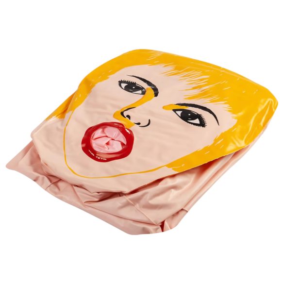 Potrójne - dildo bez uprzęży - silikon - fioletowy