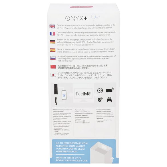 Kiiroo Onyx+ Asa Akira Experience - masturbator interaktywny - czarny