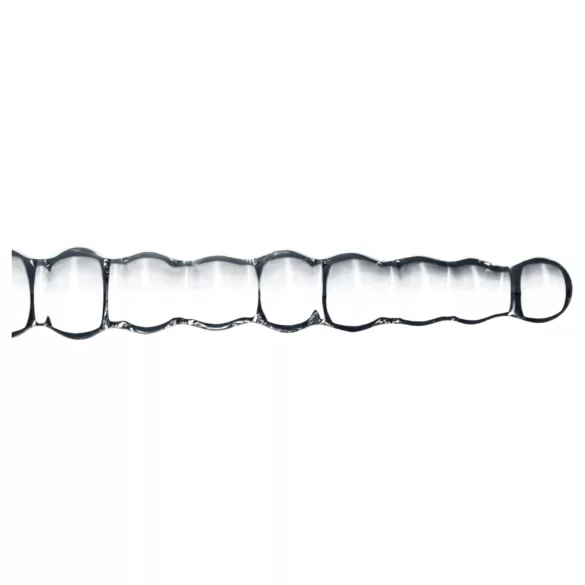 Gildo Glass No. 20 - szklany dildo z wypustkami - przezroczysty