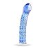 Gildo Glass No. 5 - szklany spiralny dildo (przezroczysto-niebieski)