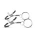 EasyToys Small Ring - zacisk na sutki z pierścieniem (para)