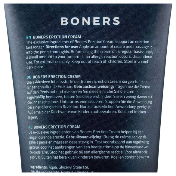 Boners Erection - krem stymulujący dla mężczyzn (100ml)