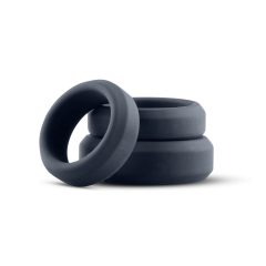   Boners - silikonowy zestaw pierścieni na penisa - 3db (szary)