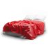 Easytoys - Prześcieradło z lakierowanego materiału - 180x230 cm (czerwony)