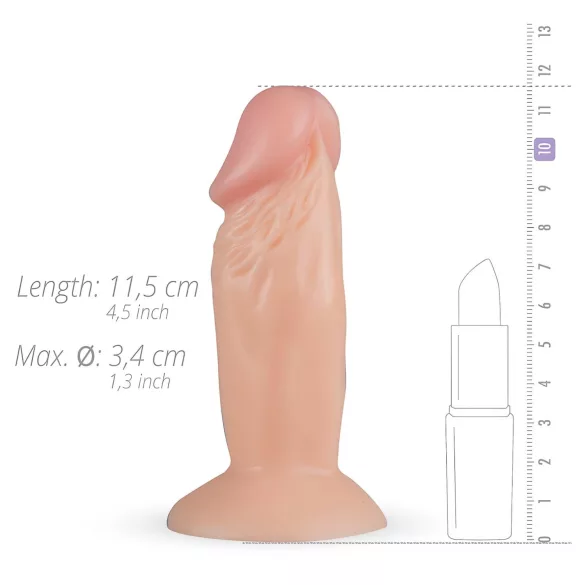 Real Fantasy Archi - realistyczny dildo - 11,5 cm - kolor cielisty