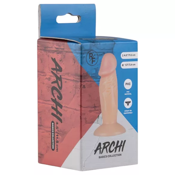 Real Fantasy Archi - realistyczny dildo - 11,5 cm - kolor cielisty