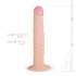 Real Fantasy Scott - realistyczny dildo - 25 cm (naturalny)