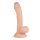 Real Fantasy Vince - dildo z moszną i napletkiem - 19,5 cm (naturalny)