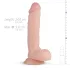 Real Fantasy Glynn - realistyczny dildo z jądrami - 25 cm - cielisty