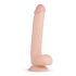 Real Fantasy Elvin - realistyczny dildo z jądrami - 28cm (naturalny)