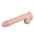 Real Fantasy Elvin - realistyczny dildo z jądrami - 28cm (naturalny)