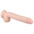 Real Fantasy Elvin - realistyczny, akumulatorowy wibrator - 28 cm (naturalny)