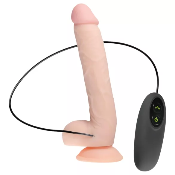 Real Fantasy Elvin - wibrator realistyczny ładowany akumulatorowo - 28 cm