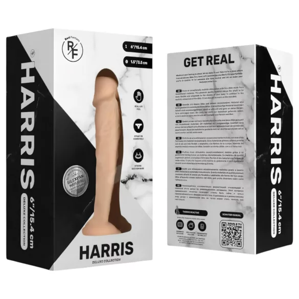 Real Fantasy Harris - realistyczny dildo - 15 cm - kolor cielisty