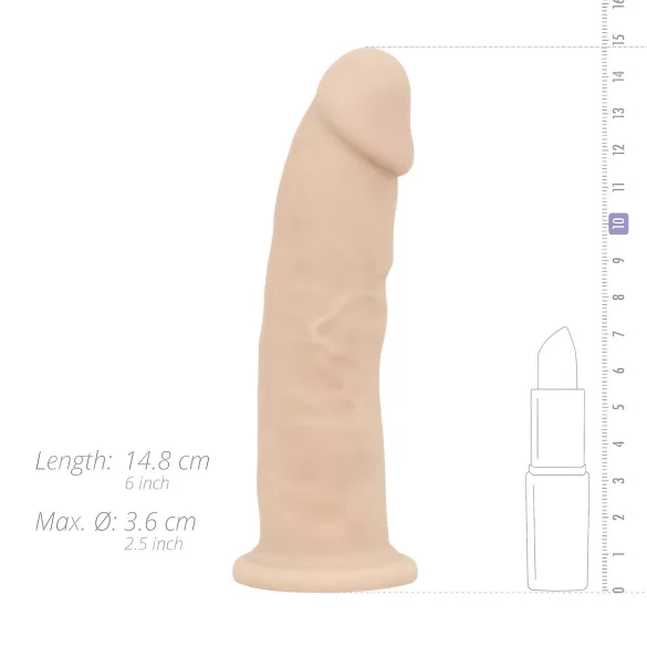 Real Fantasy Harris - realistyczny dildo - 15 cm - kolor cielisty