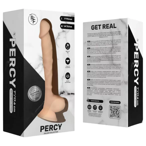 Real Fantasy Percy - dildo realistyczne - 18 cm - kolor cielisty