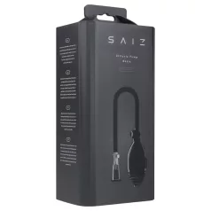 Saiz Basic - pompka do łechtaczki - przezroczysta/czarna