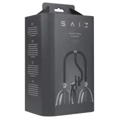   Saiz Premium - podwójny laktator - mały - przezroczysty/czarny