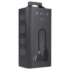 Saiz Basic - pompka do waginy - przezroczysta-czarna