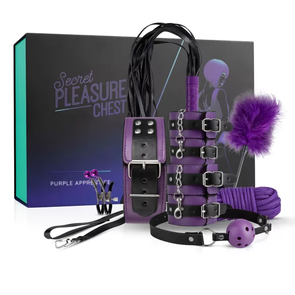 Secret Pleasure Chest - zestaw BDSM dla zaawansowanych - 14 elementów